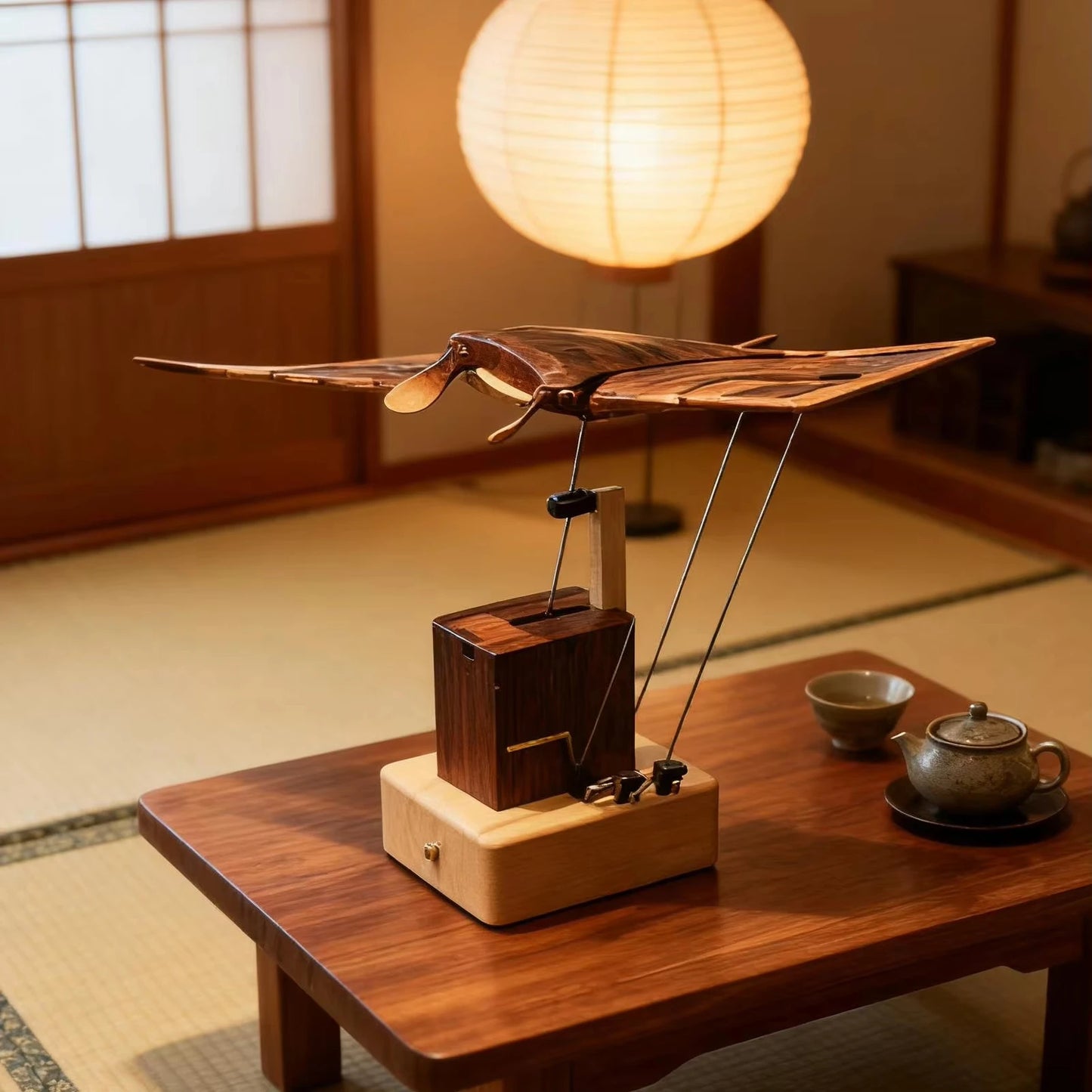 Handmade Wooden Manta Ray